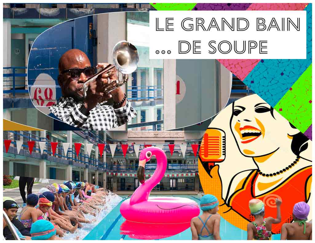 Projet Festival de La Louche d'Or MoodBoard nommé Les Soupiers La Grande Piscine Retour